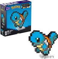 Mega Pokemon Figur - Schiggy - Retro Pixel Art - 367 Steckbausteine (HTH77)