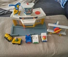 Vintage Fisher Price Little People Play Family Jetport Airport With Extras