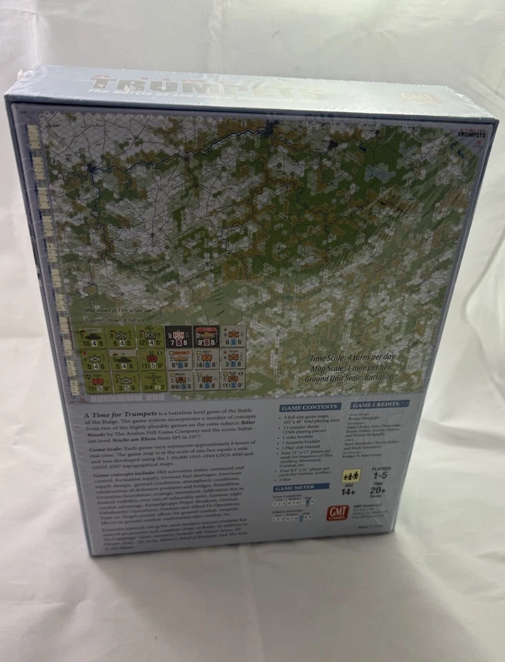 A Time for Trumpets: The Battle of the Bulge, diciembre 1944 GMT Games New Shrink Foto 3 de 4