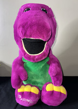VINTAGE 1992 BY LYONS GROUP ORIGINAL 26 "JUMBO BARNEY THE PURPLE DINOSAUR PLUSH