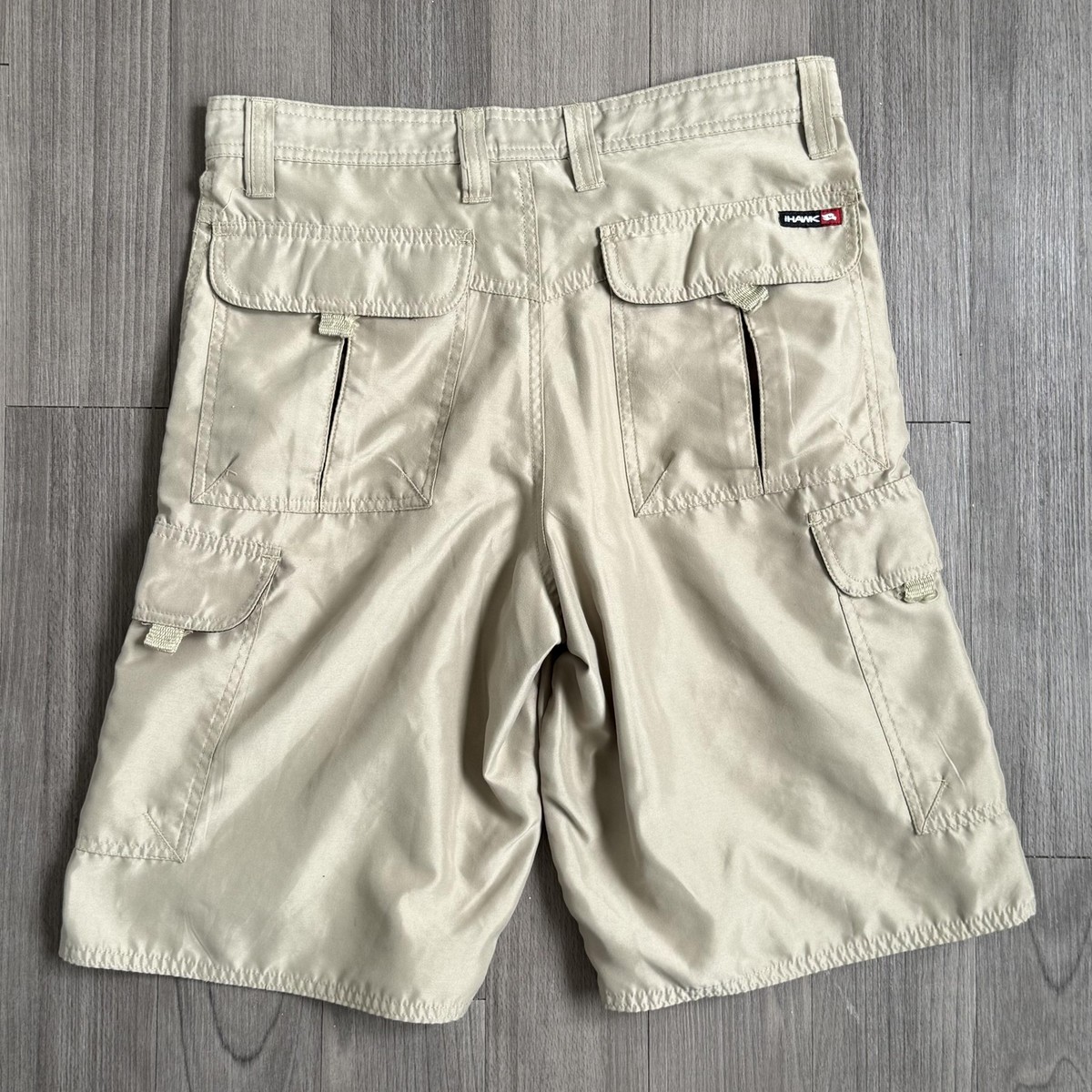 Tony Hawk Shorts Mens 29 Khaki Cargo Skate Multi Pocket