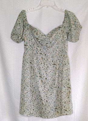nasty gal off the shoulder dress Nasty Gal Chiffon Off the Shoulder Polka Dot Midi Dress Size 6