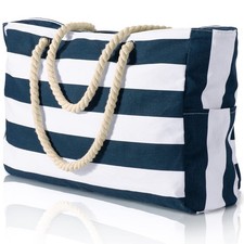 Beach Bags for Women Large Waterproof Beach Tote Bag Zipper Beach Bags Waterp...