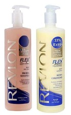 Revlon Flex Body Building Shampoo  Regular Conditioner 592Ml / 20Oz Combo Pack