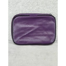 Purple Crochet Hook Set Zippered Case Organizer Bag Crafting Supplies