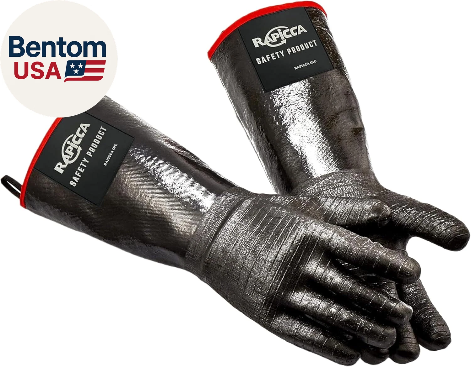 700°F Heat Resistant BBQ Grill Gloves, Oil Resistant & Waterproof for Smoking, G
