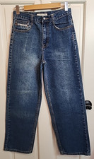 US Polo ASSN Straight Leg Jeans Boys Size 18 28x28.5 Distressed 5-Pocket 8-35388