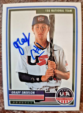 GRADY EMERSON Signed auto autograph autographed USA Stars & Stripes card COA
