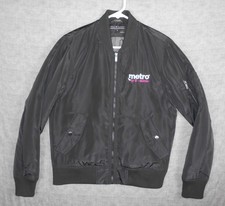 Metro by T-Mobile Jacket Women s Black Full Zip Pockets Uniform Size Small