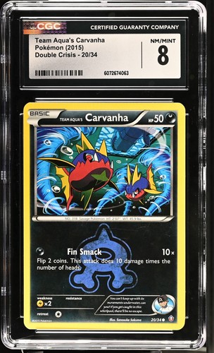 Team Aqua's Carvanha graded CGC 8 for sale on eBay