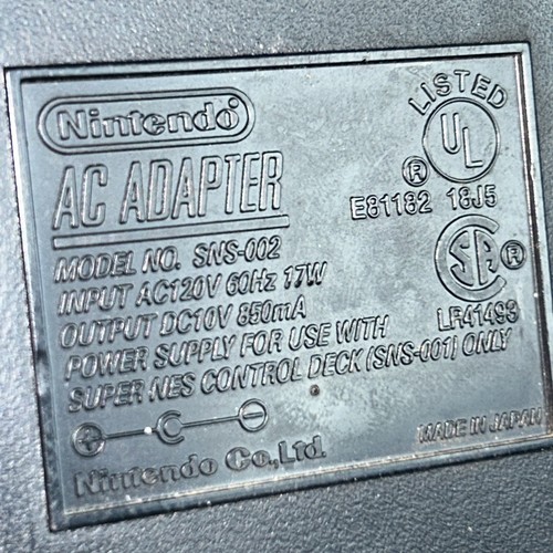 Super Nintendo Konsole Snes Jr Systemkonsole SNS-101 getestet funktioniert super - Bild 14 von 14