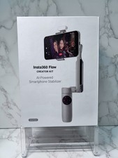  New Sealed Insta360 Flow Creator Kit Smart Phone Axis Gimbal Stabilizer Gray