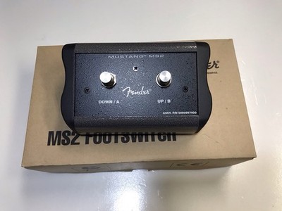 FENDER MUSTANG MS2 FOOT SWITCH TWO BUTTON GUITAR AMP FREE SHIP