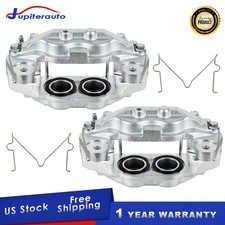 Set2 Front Disc Brake Calipers W Brackets For 2007-2016 Toyota Sequoia Tundra Set2 Front Disc Brake Calipers W Brackets For 2007-2016 Toyota Sequoia Tundra