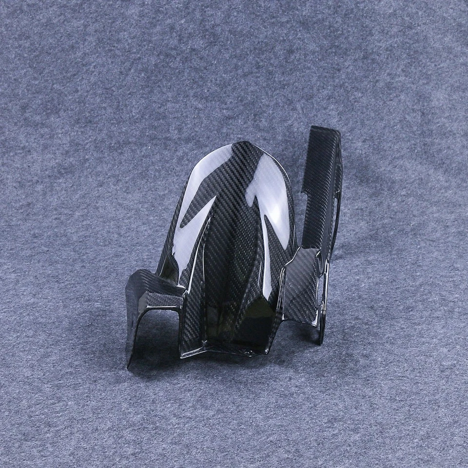 Guardabarros trasero Kawasaki Ninja 400 Z400 2018-2022 - 100 % fibra de carbono real Foto 3 de 4