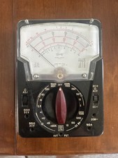 Triplett 630-PL Type 2 Multimeter Analog Volt Ohm Meter VOM USA Vintage