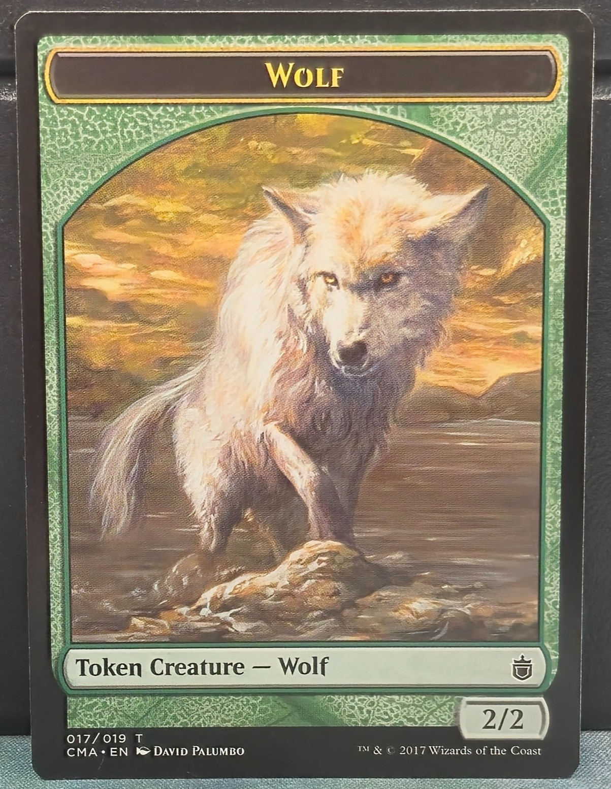 Wolf Token 017/019 Commander Anthology Card Game Near Mint MTG TCG Creature