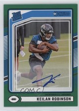 2024 Panini Donruss Rated Rookie Green Auto Keilan Robinson #385 Auto 07qd