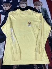 Vintage 80's Panama Jack Company Yellow Long Sleeve T Shirt Size M