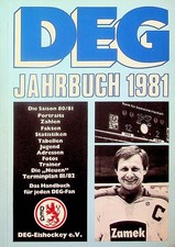 DEG Jahrbuch 1981 D&uuml;sseldorfer EG vor der Saison 81-82 Peter Hejma h&ouml;rt auf ua