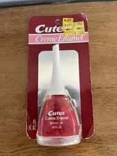 READ Vintage Cutex Creme Enamel Nail Polish 44 Azalea POLISH DRY