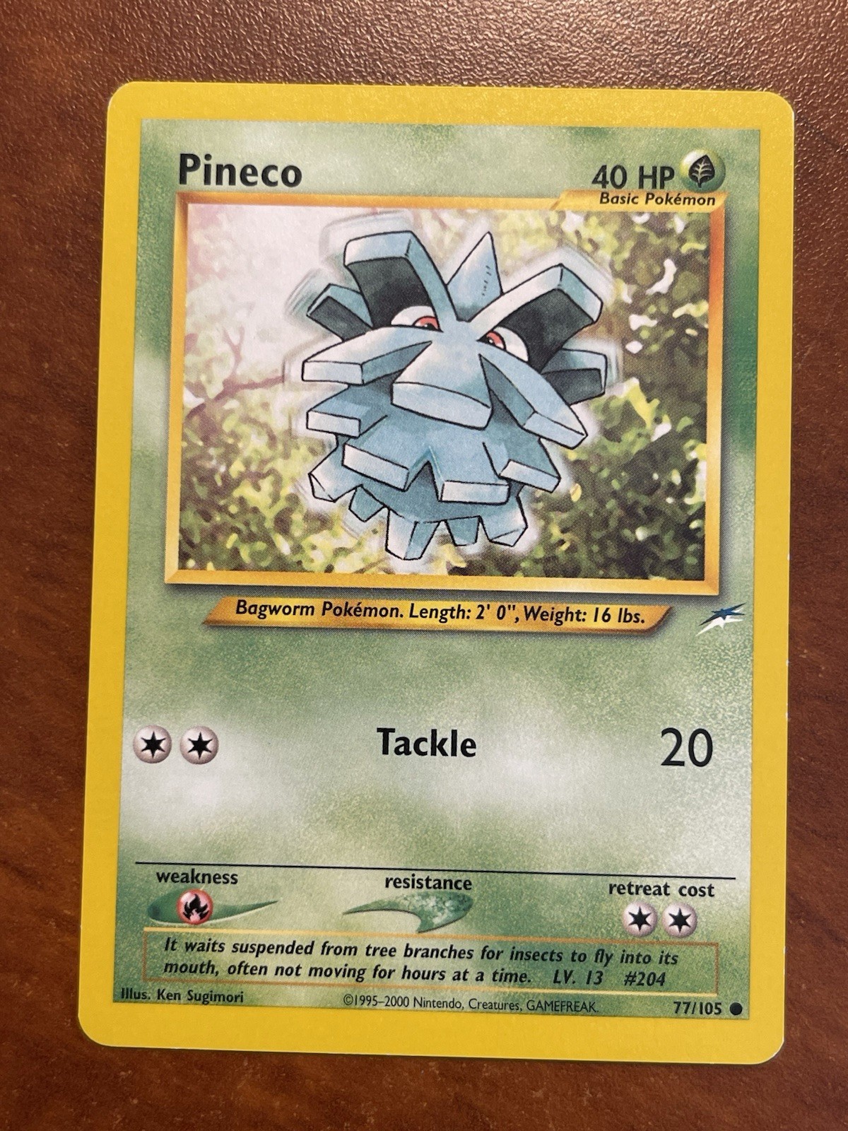 Pokémon-Pineco-Neo Destiny 77/105-LP
