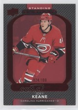 2021-22 Upper Deck Ovation Rookies Red Standing 24/100 Joey Keane #146 0ro5