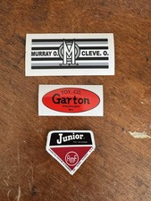 Pedal Car Seat Decal Set 3 