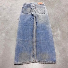 Vintage 90s kids Levi's denim jeans 550 size 23x25 10