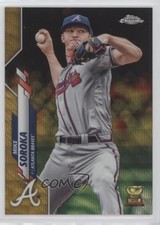 2020 Topps Chrome Gold Wave Refractor /50 Mike Soroka #96