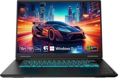 GIGABYTE - Gaming A16 Gaming Laptop - 165Hz 1920x1200 RTX 5060 i7 CVHI3US894SH