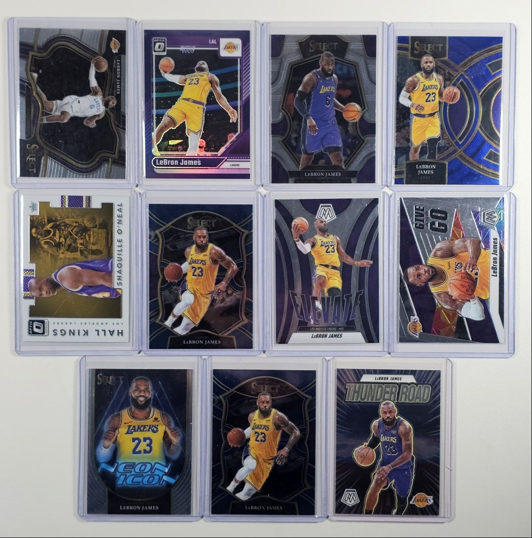 [11] O'NEAL LEBRON JAMES 2017-18 DONRUSS OPTIC 2022 SELECT COURTSIDE Q4523