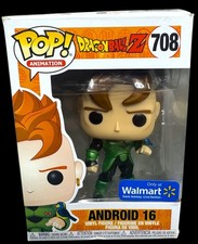 Funko Pop! Dragon Ball - Android 16 (metálico) Walmart (exclusivo) #708 leer*