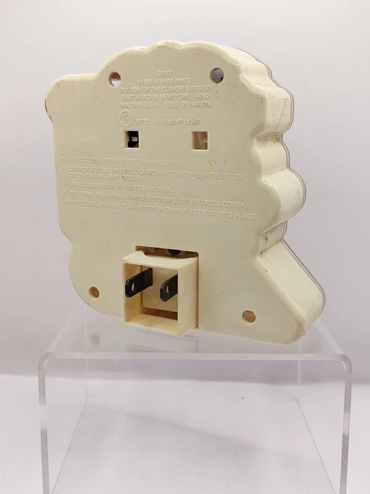 Tren ligero nocturno Fisher-Price vintage años 80 1986 EE. UU. # 9162 probado funcionando Foto 2 de 4