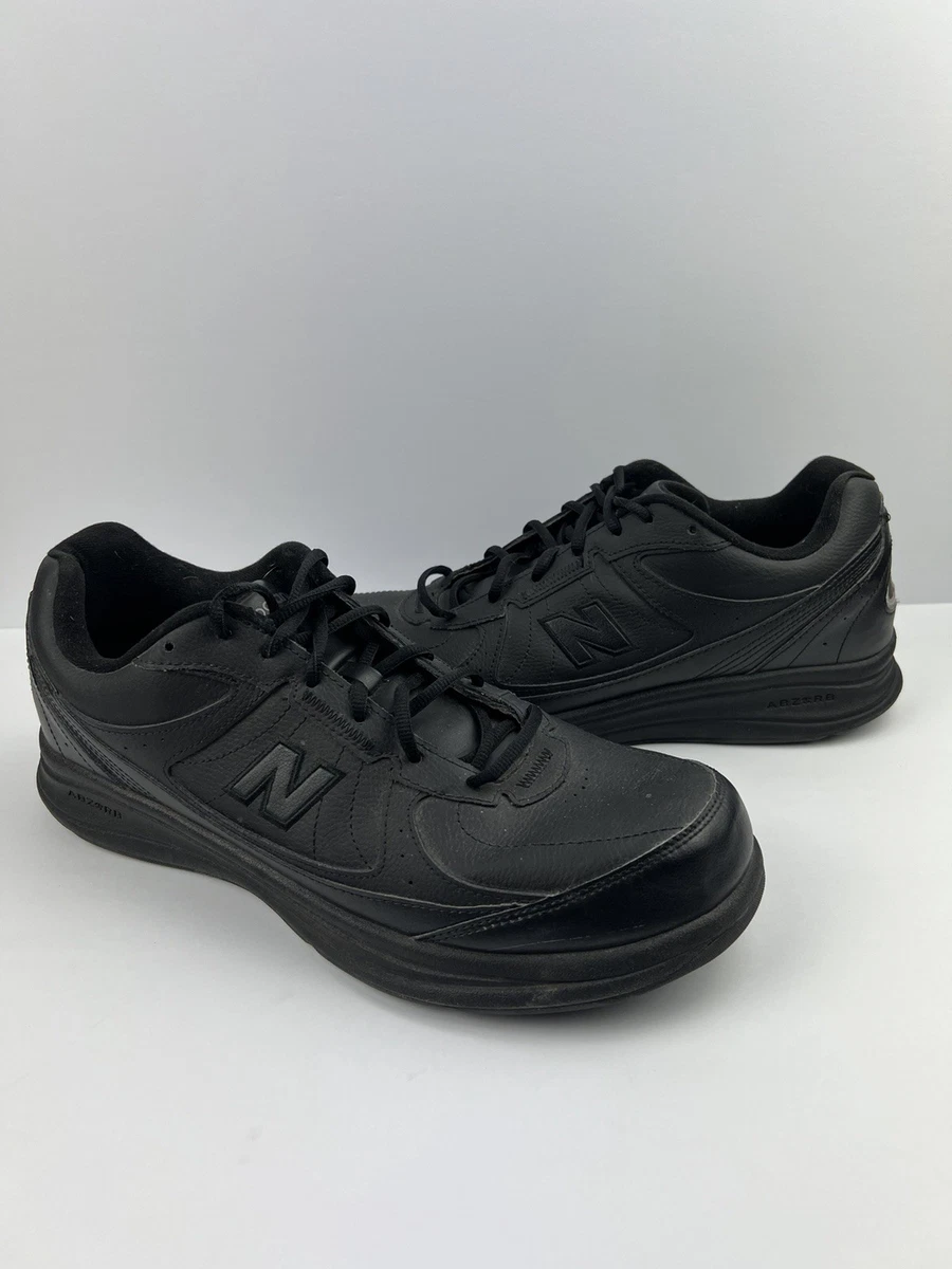 New Balance 577 Shoes Mens Size 12 2E Wide Black Leather Walking MW577BK New Balance Men main image 2