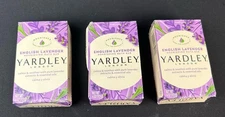 Yardley London English Lavender Moisturizing Bath Soap 4oz Each Lot Of 3