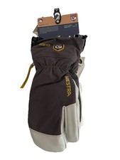 Hestra Alpine Pro Army Leather Ski Glove 3 Finger Size 6 XS NWT Gore-Tex Unisex