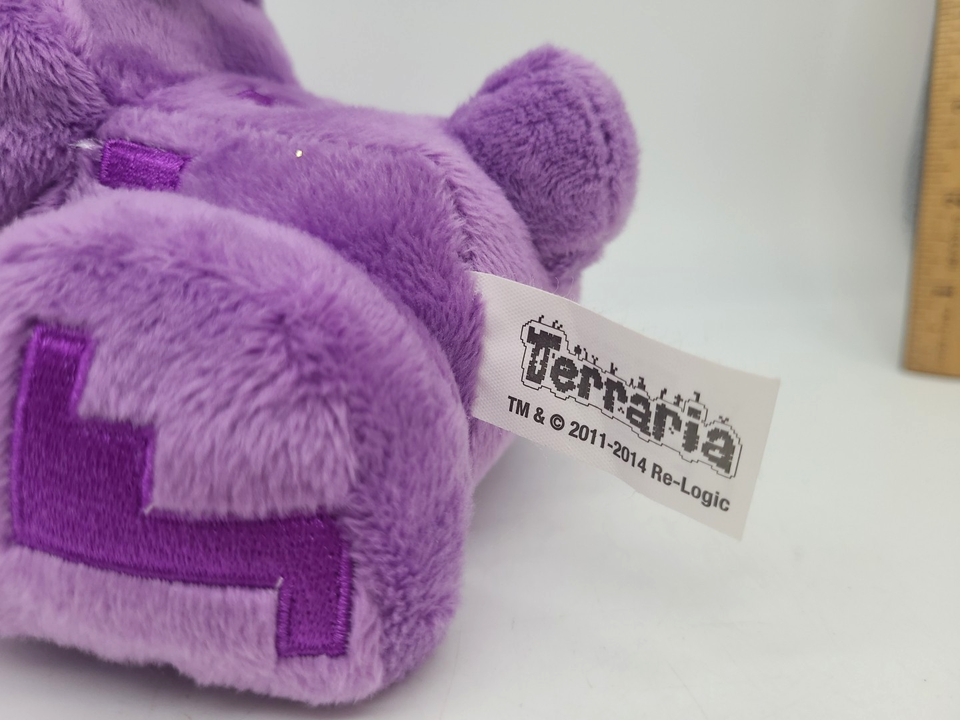 Terraria Corrupt Bunny Rabbit 7” Purple Plush 2014 VGUC gaming gamer | eBay
