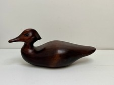 Vintage Duck LifeSize Handmade Wooden Decoy Signed