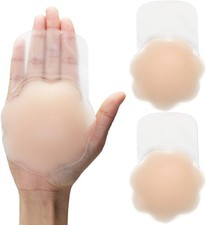Pasties Nipple Covers Breast Lift Tape Large Silicone Cover A/B-nude