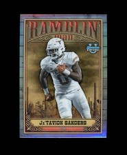 2023 Bowman Chrome U RAMBLIN MAN SP REFRACTOR JATAVION SANDERS! Texas Longhorns 