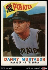 1960 Topps #223 Danny Murtaugh Pirates MANAGER 4 - VG/EX