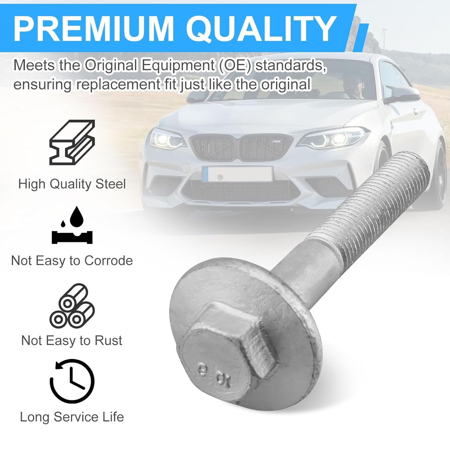 Harmonic Balancer Bolt Replacement for GM LS Engines - Replaces 12557840 - Crank thumbnail 5