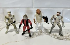 1997 Lot of Four Star Wars 3¼-4" Tall Action Figures