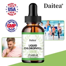 Daitea Nature  Liquid Chlorophyll 60ml | Gluten, ALCOHOL Free, Vegan