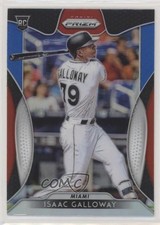 2019 Panini Prizm Tier III Red White & Blue Prizm Isaac Galloway #202 0t2