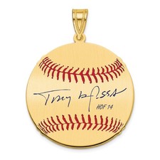 Gold-plating over Sterling Silver Tony La Russa Hall of Fame Signature Medium Ep