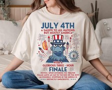The Muppets Sam Eagle July 4th Fireworks Celebration T-shirt
