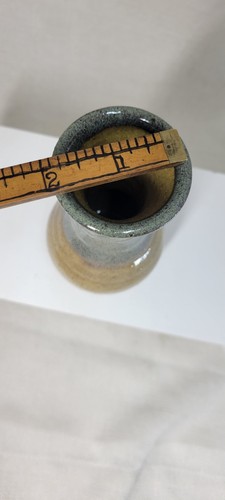 Studio Pottery Vase Signed KHG 2000 - Picture 10 of 11