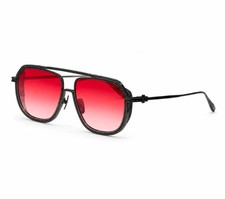 DITA INTRACRAFT DTS165 Sunglasses Black/Burgundy 59-15-140mm With Case New